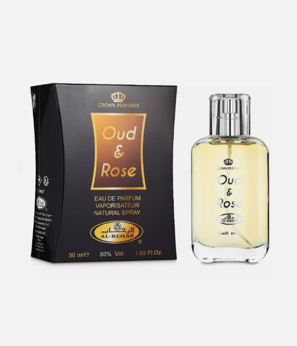 Pack of 12- Oud Rose 50ml Perfume by Al Rehab
